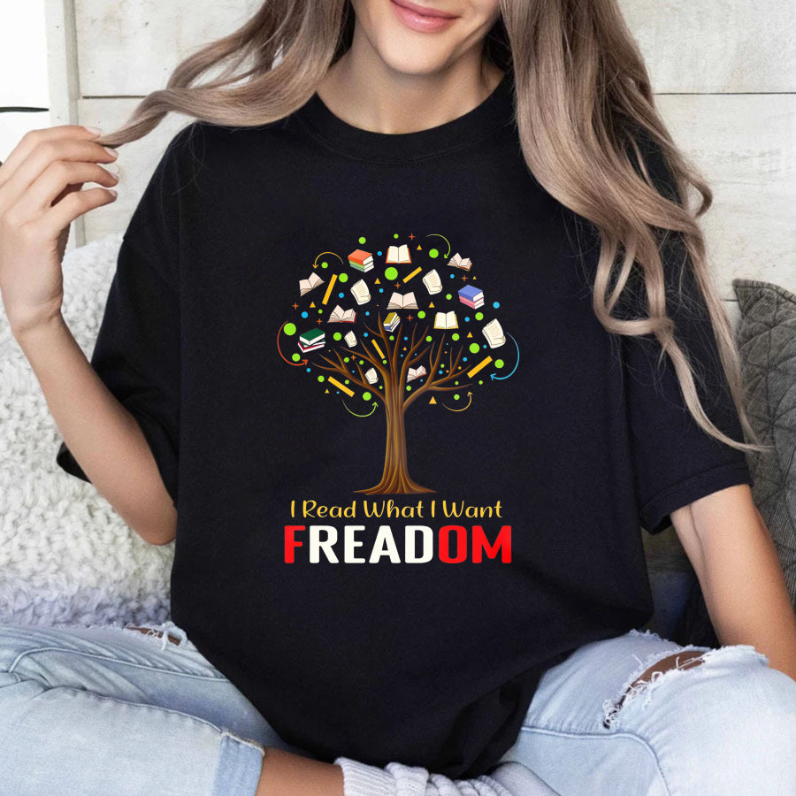 Wardrobecart I Read What I Want Freadom Tree Books Unisex Classic T-shirt