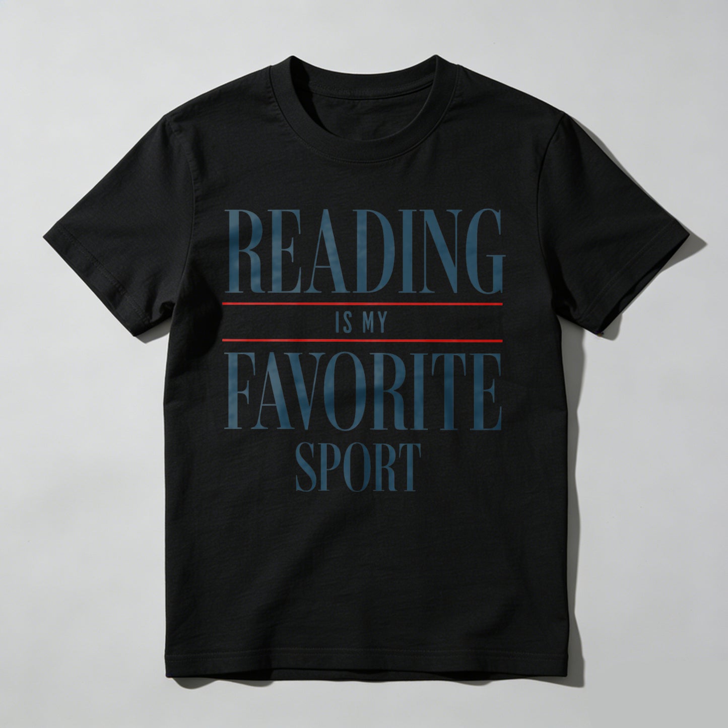 Wardrobecart Reading Is My Favorite Sport Unisex Classic T-shirt