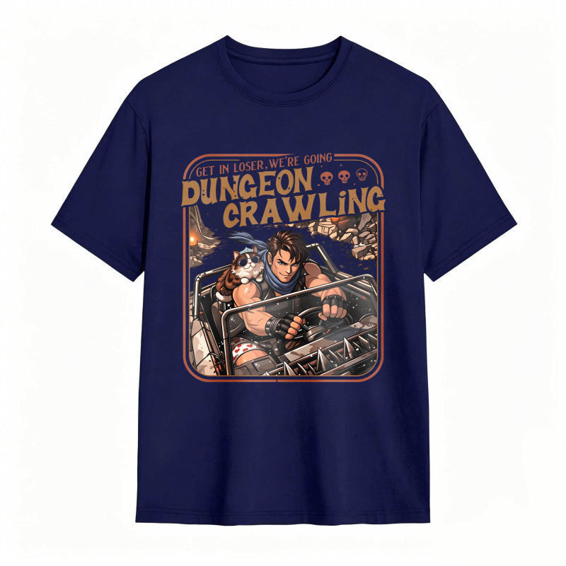 Dungeon Crawling Funny Gamer Fantasy Tee