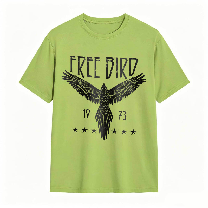 Free Bird Eagle 1973 Stars Design Unisex Classic T-shirt