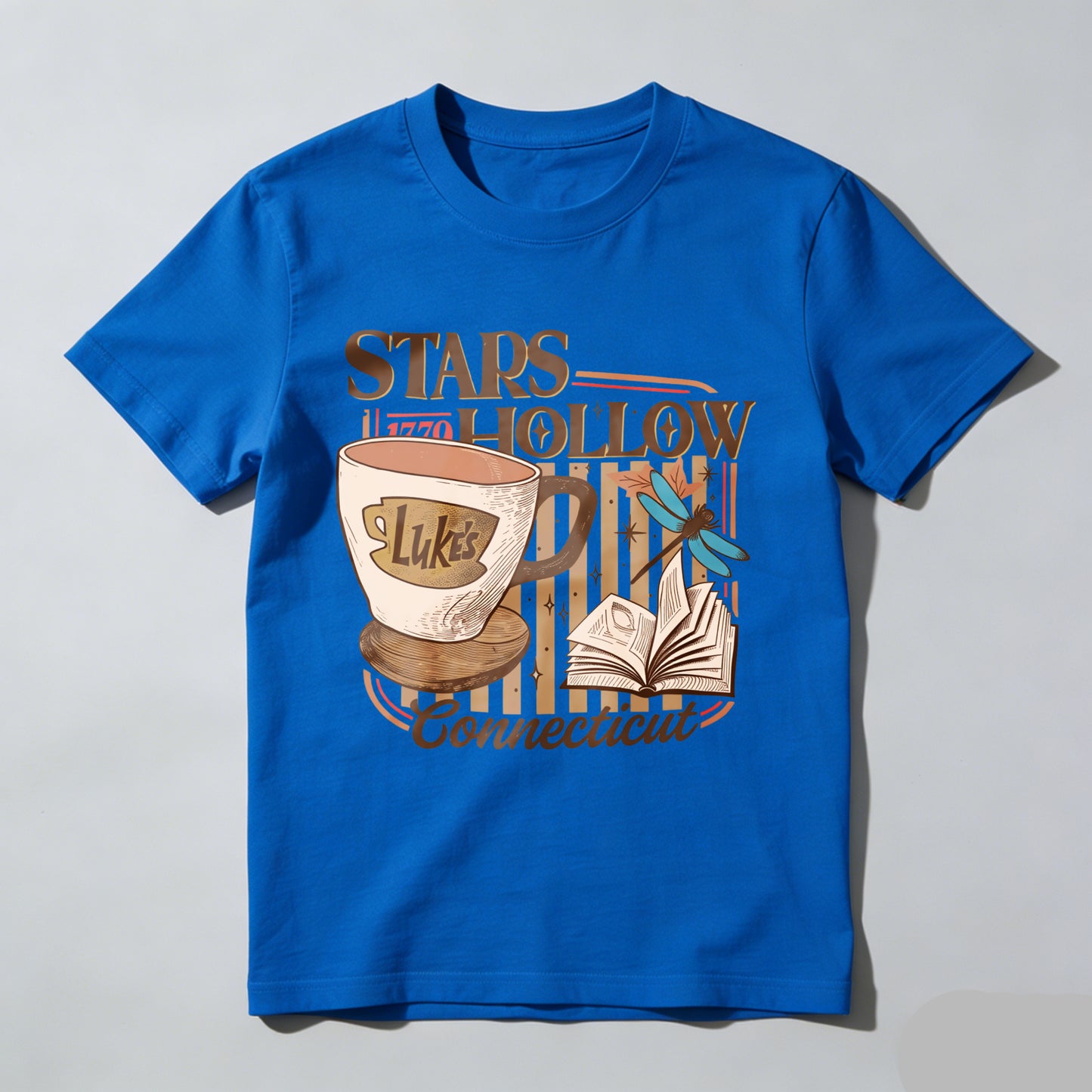Wardrobecart Stars Hollow Luke's Diner Book Dragonfly Connecticut Unisex Classic T-shirt