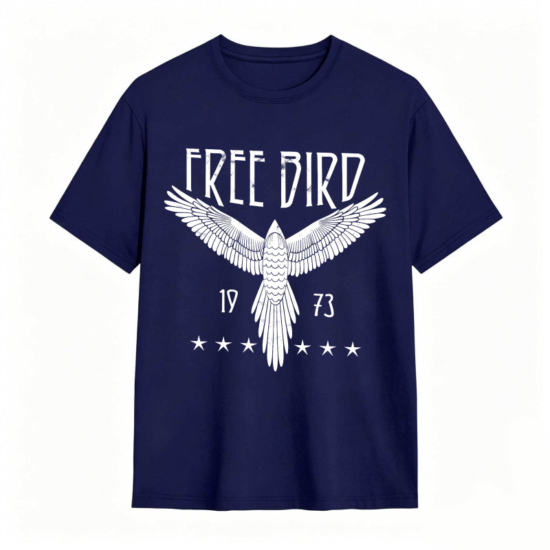Free Bird Eagle 1973 Stars Design Unisex Classic T-shirt