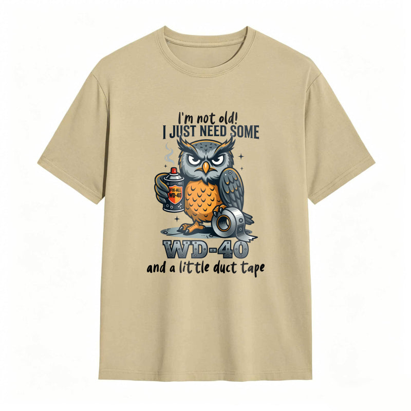 Owl With Wd 40 And Duct Tape Humor Unisex Classic T-shirt