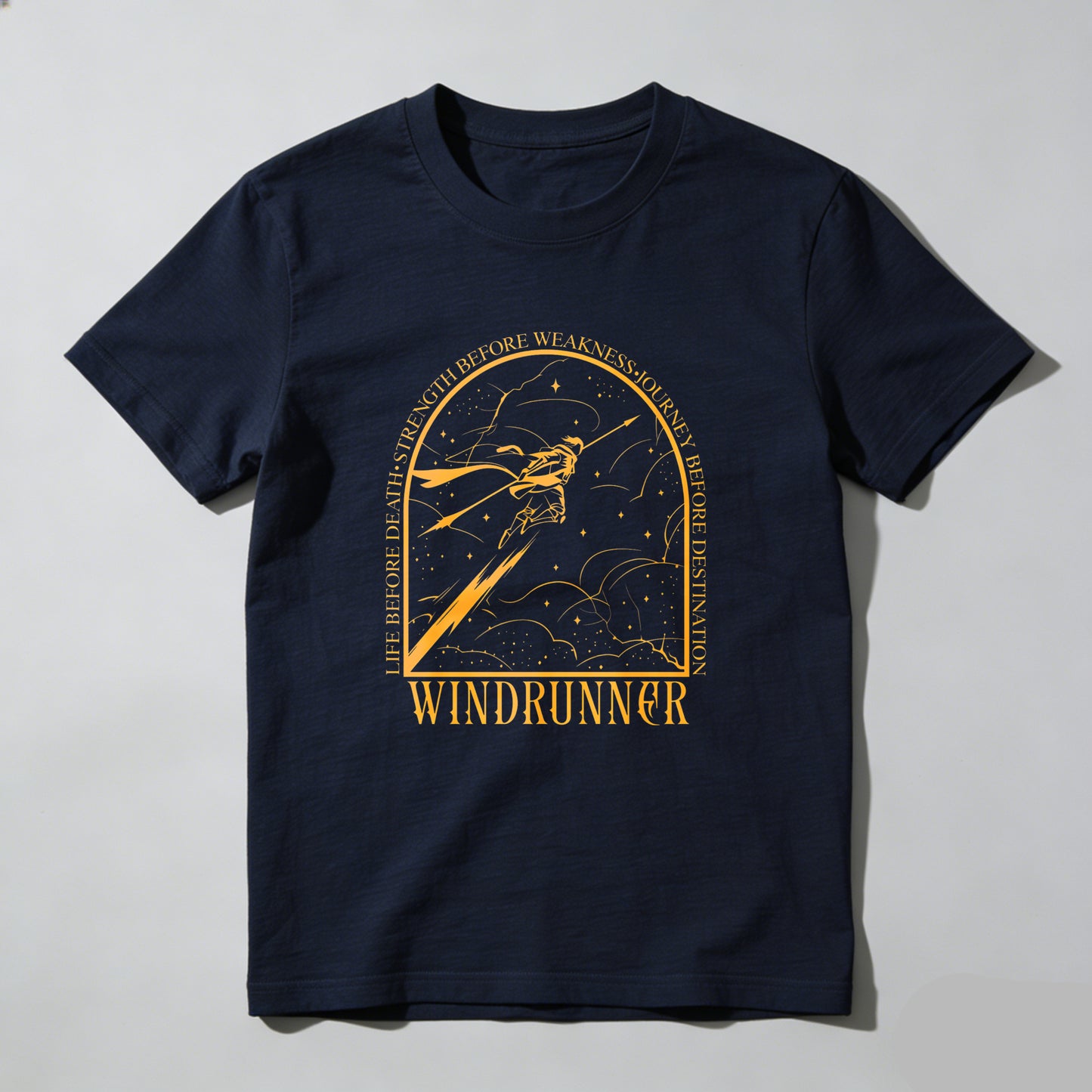Wardrobecart Windrunner Before Death Strength Before Weakness Unisex Classic T-shirt