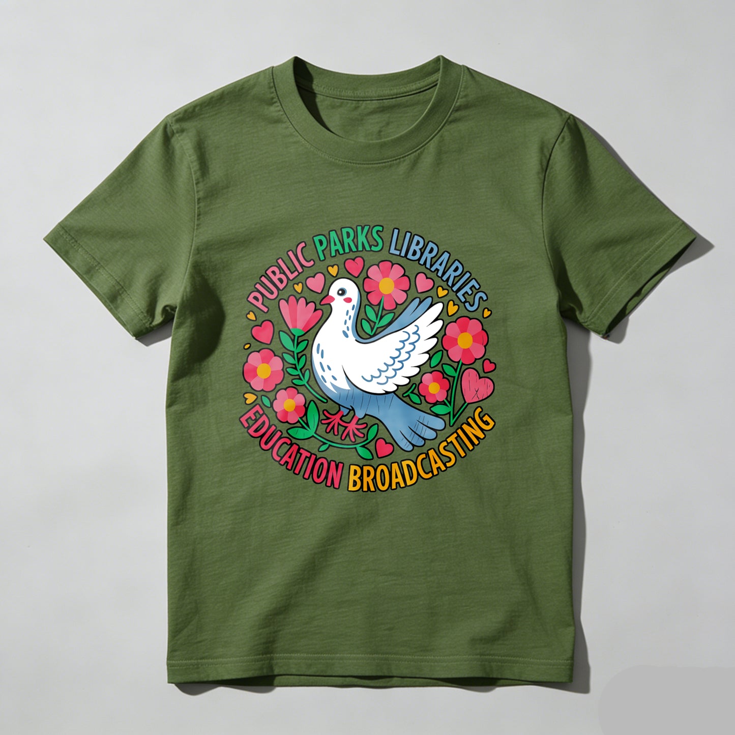 Wardrobecart Public Parks Libraries Education Broadcasting Unisex Classic T-shirt