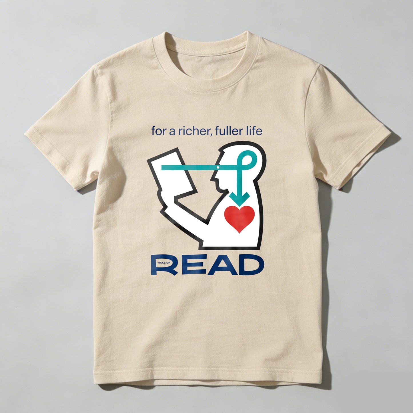 Wardrobecart For A Richer Fuller Life Read Unisex Classic T-shirt 100% cotton