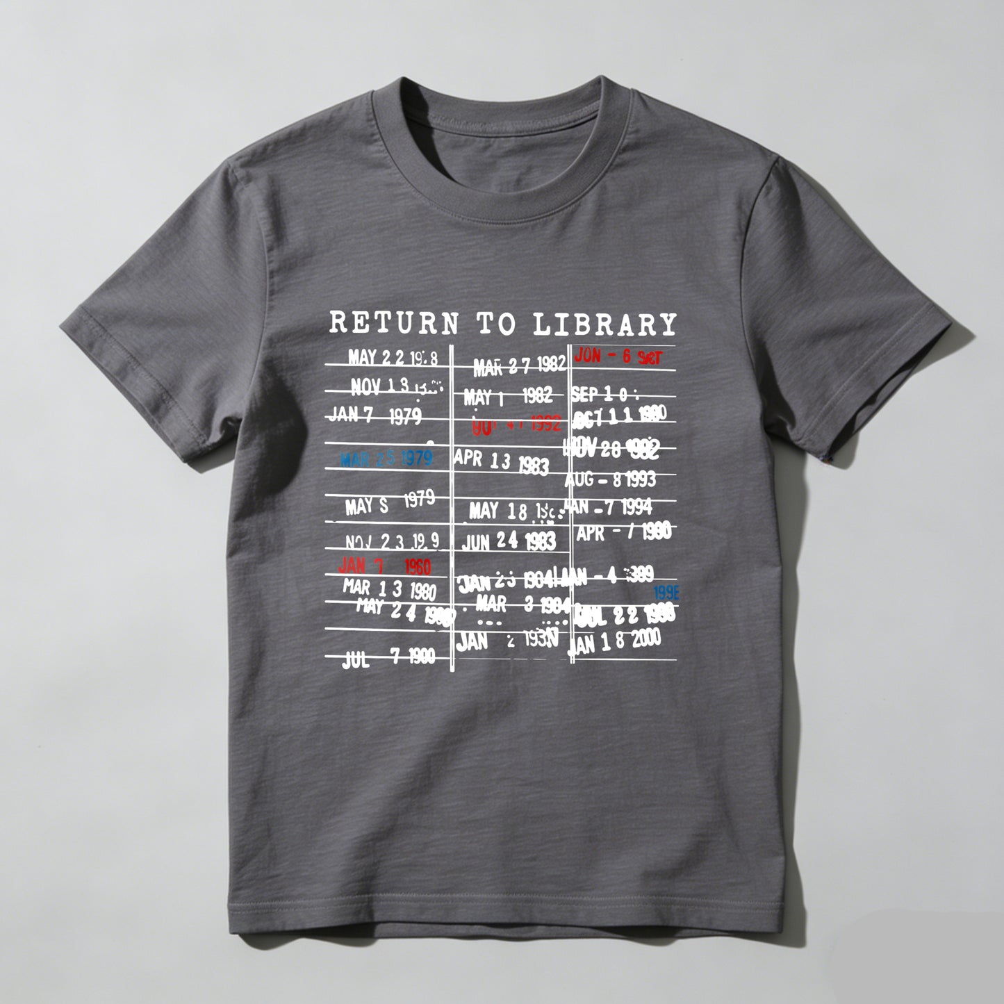 Wardrobecart Return To Library Dates List Unisex Classic T-shirt
