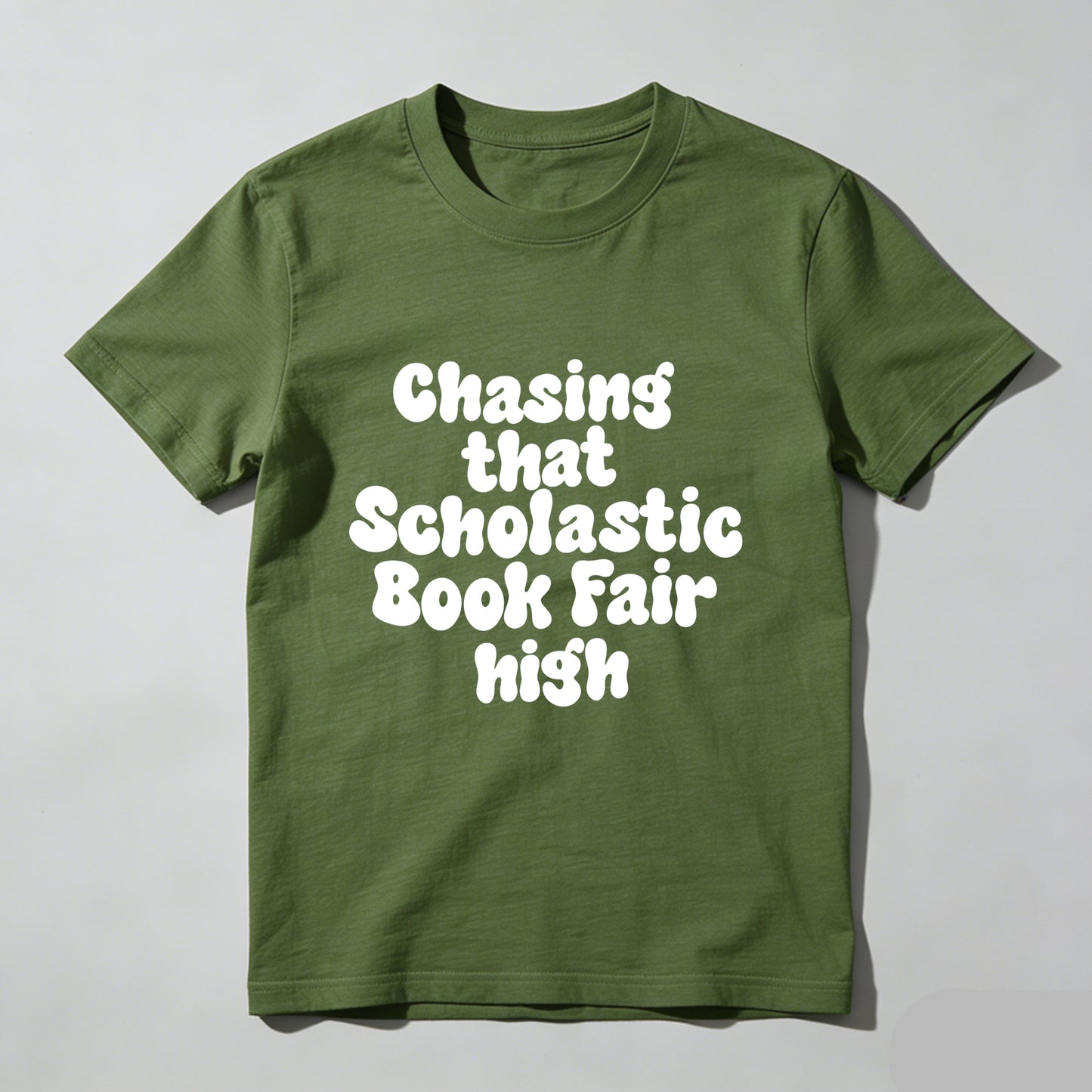Wardrobecart Chasing That Scholastic Book Fair High Unisex Classic T-shirt