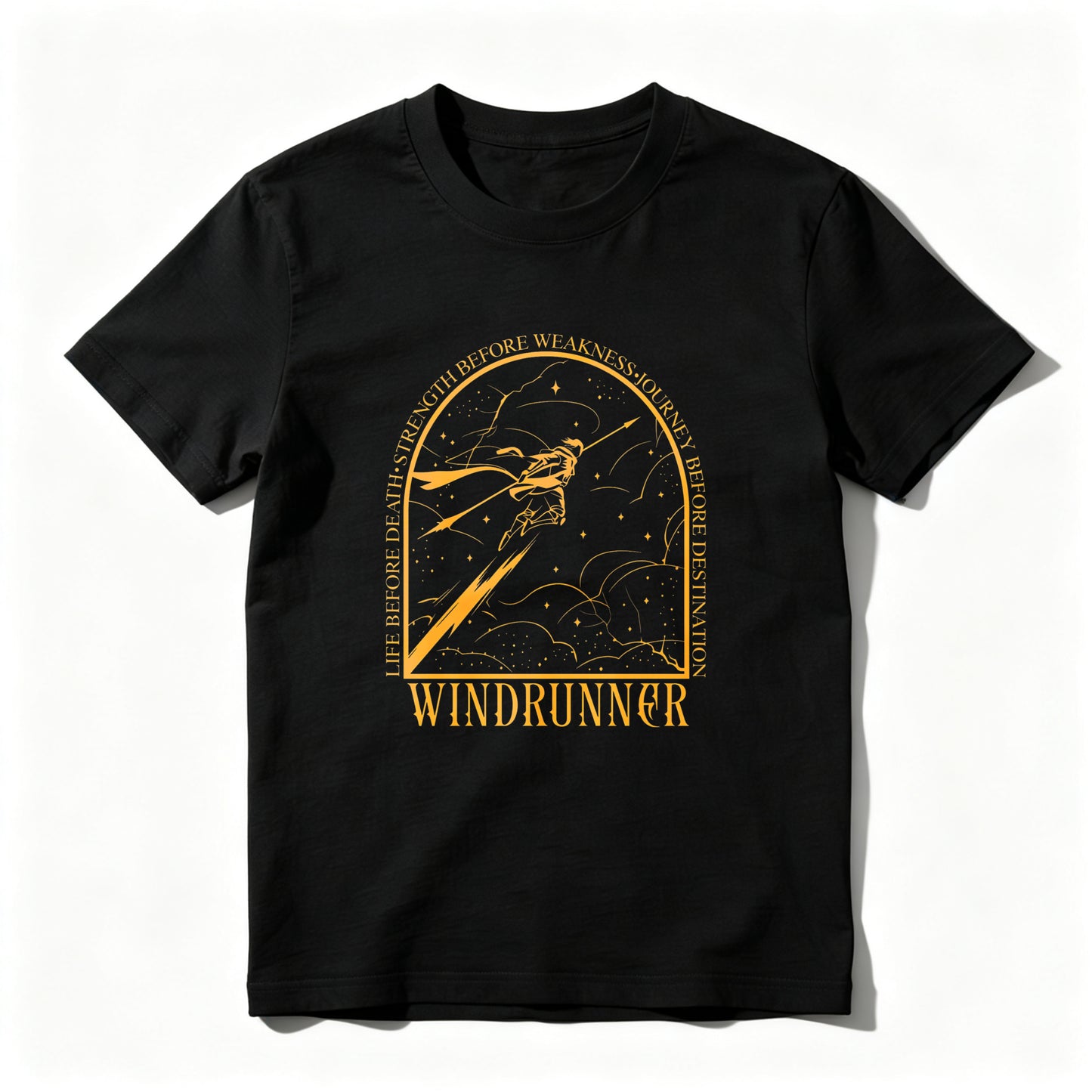 Wardrobecart Windrunner Before Death Strength Before Weakness Unisex Classic T-shirt