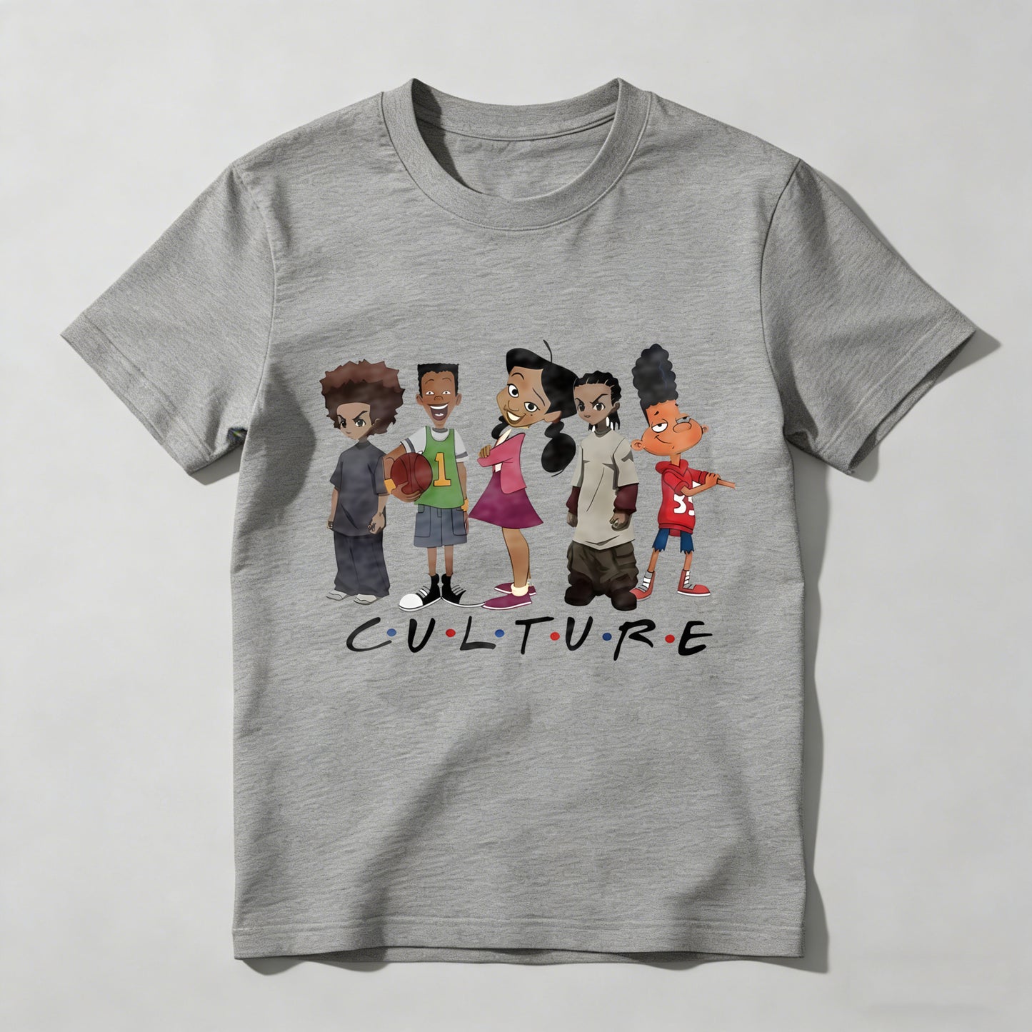 Cartoon Characters Culture T-shirt