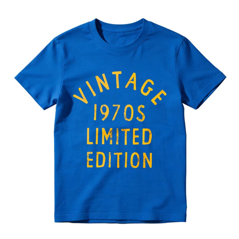 Men's Vintage 1970 Limited Edition T-Shirt – Funny Retro Classic Graphic Tee