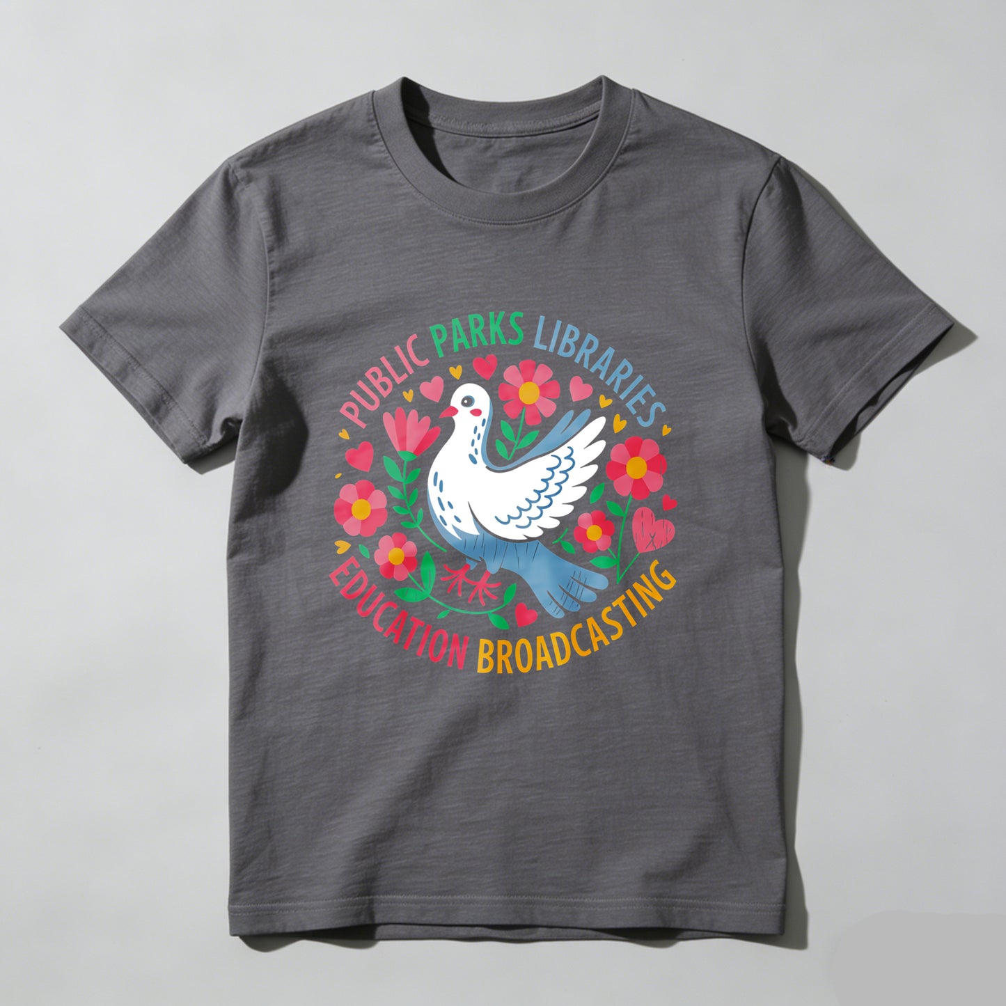 Wardrobecart Public Parks Libraries Education Broadcasting Unisex Classic T-shirt