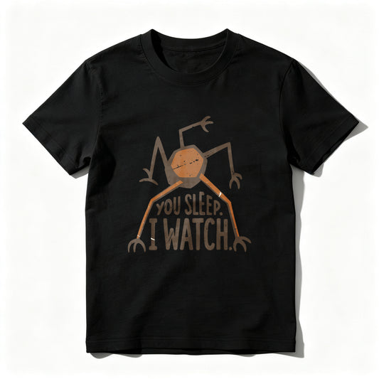 Wardrobecart You Sleep I Watch Spider Design Unisex Classic T-shirt