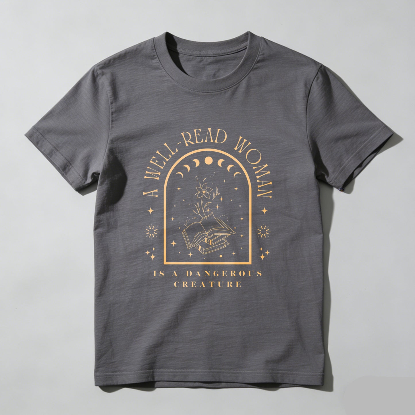 Wardrobecart A Well Read Woman Is A Dangerous Creature Unisex Classic T-shirt