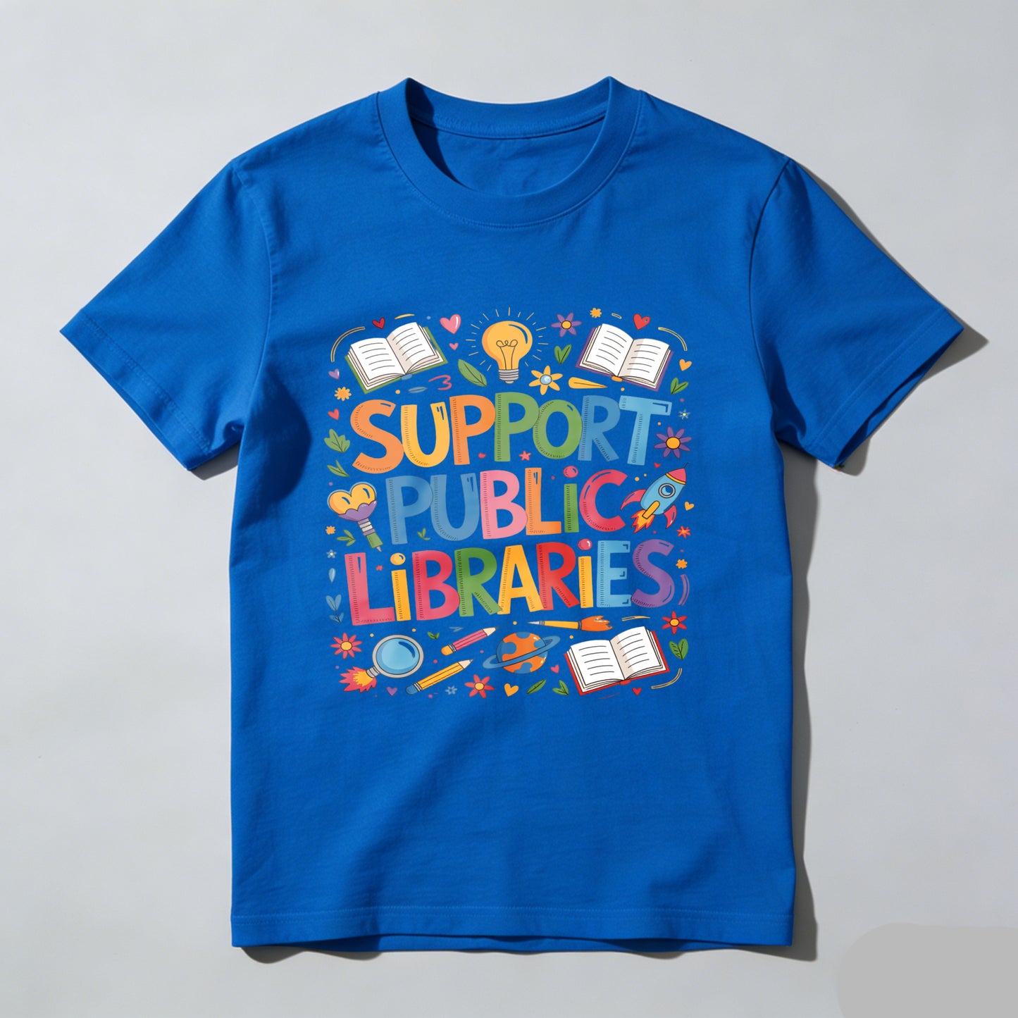Wardrobecart Support Public Libraries Unisex Classic T-shirt