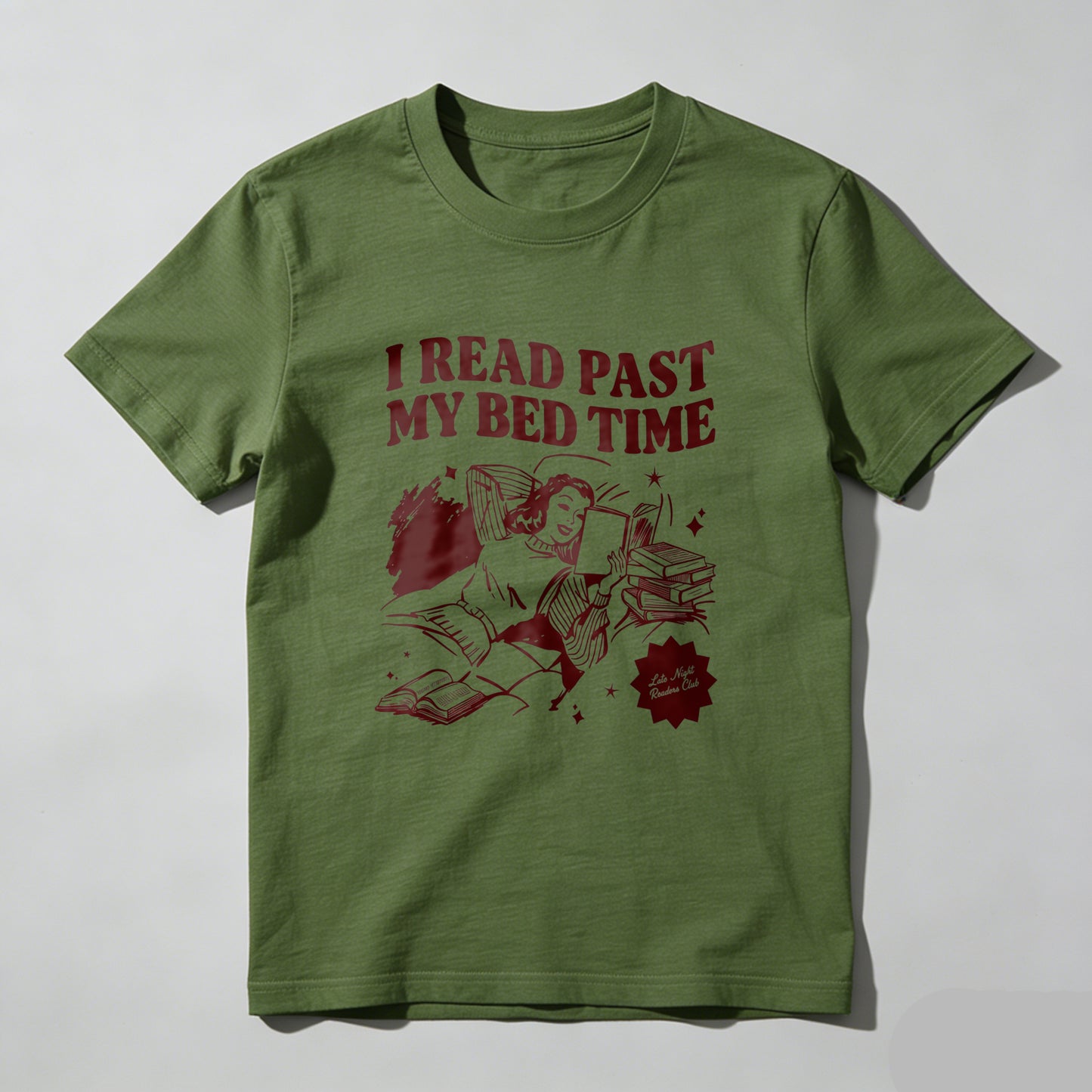 Wardrobecart I Read Past My Bed Time Unisex Classic T-shirt