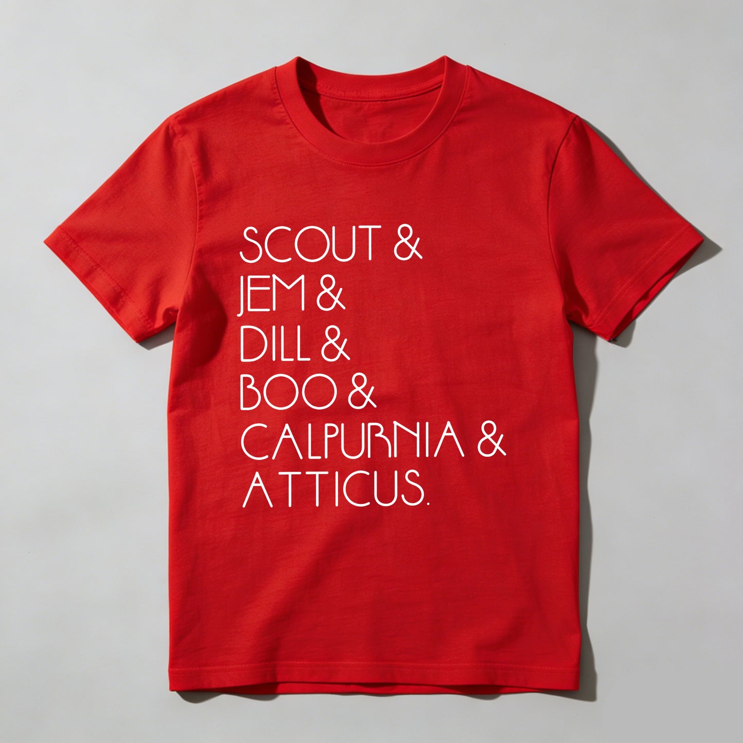 Wardrobecart Scout Jem Dill Boo Calpurnia Atticus Unisex Classic T-shirt