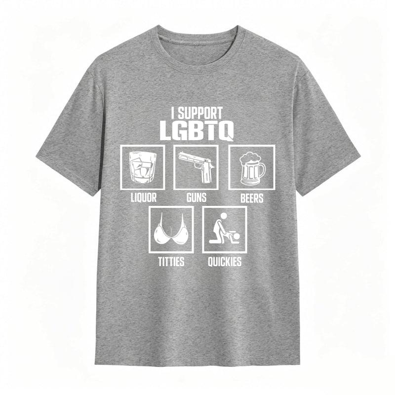 I Support LGBTQ Shirt Funny Meme Shirt