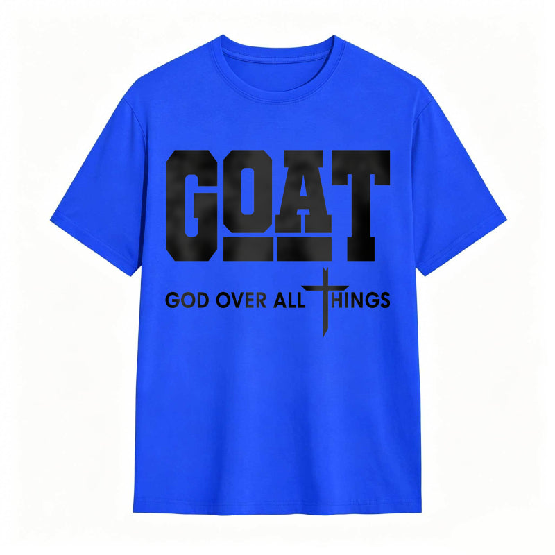 GOAT (“God Over All Things”) graphic T-shirt