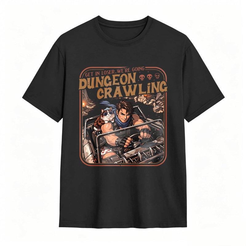 Dungeon Crawling Funny Gamer Fantasy Tee