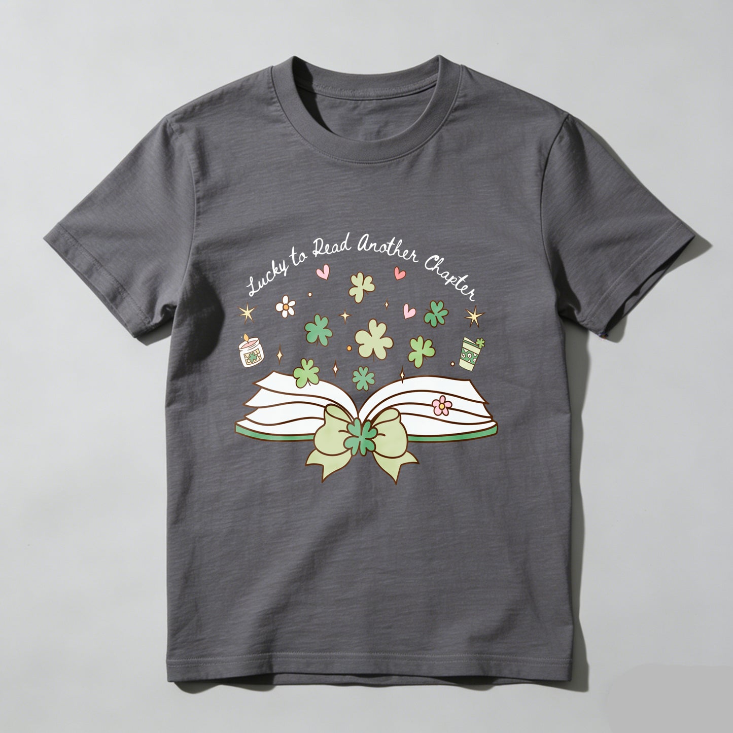 WardrobecartOpen Book With Flowers And Stars Unisex Classic T-shirt