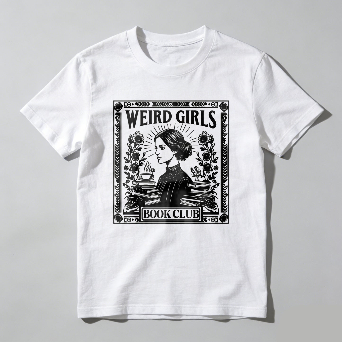 Wardrobecart Weird Girls Book Club Artwork Unisex Classic T-shirt