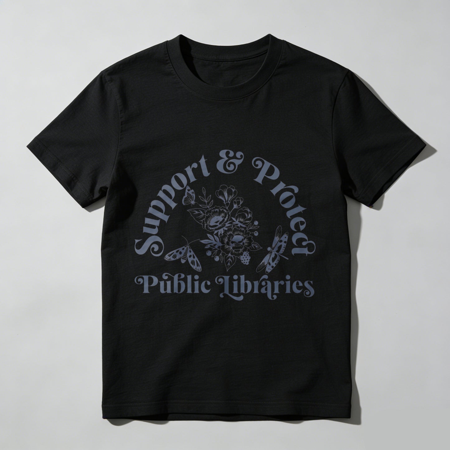 Wardrobecart Support And Protect Public Libraries Unisex Classic T-shirt