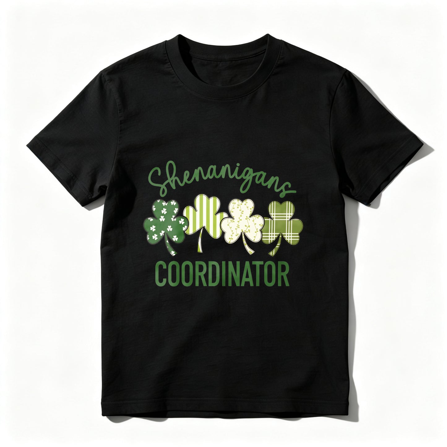 Wardrobecart Shenanigans Coordinator With Four Shamrocks Unisex Classic T-shirt