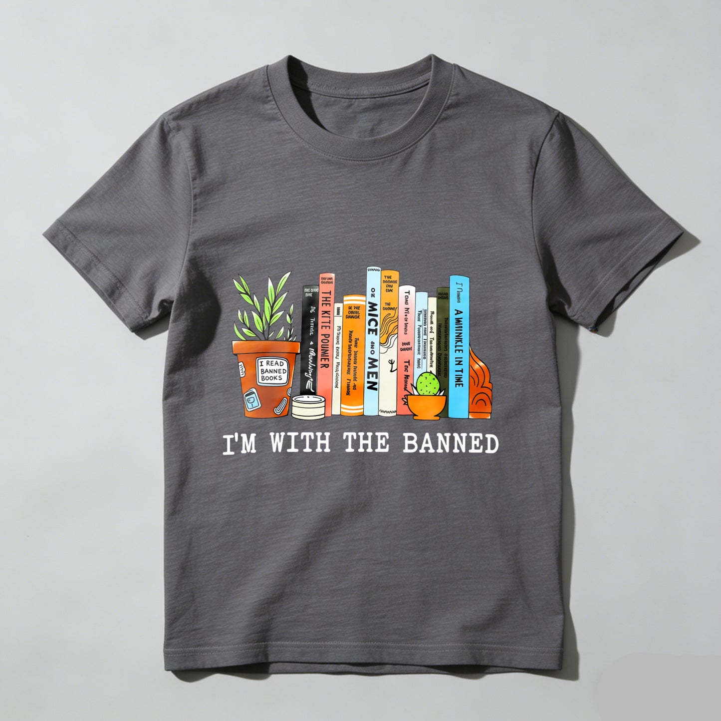 Wardrobecart I'm With The Banned Books Shelf Unisex Classic T-shirt