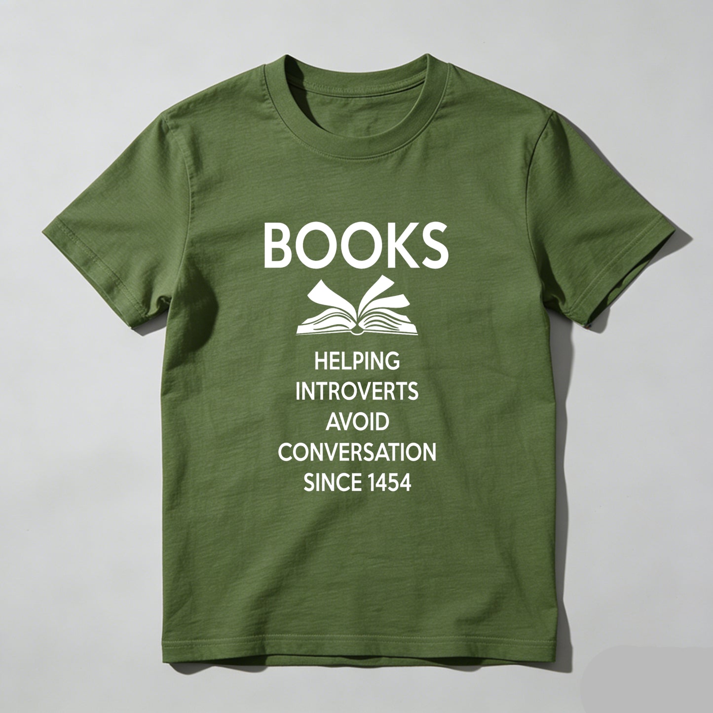 Wardrobecart Books Helping Introverts Avoid Conversation Since 1454 Unisex Classic T-shirt