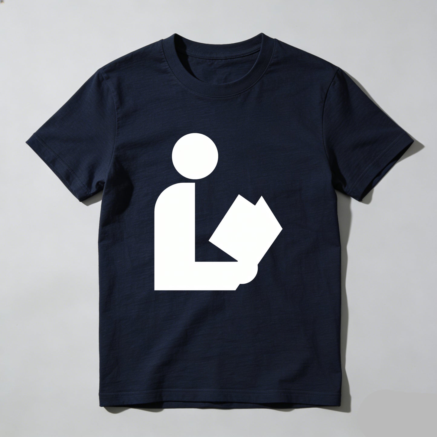 Wardrobecart Person Holding Book Symbol Unisex Classic T-shirt