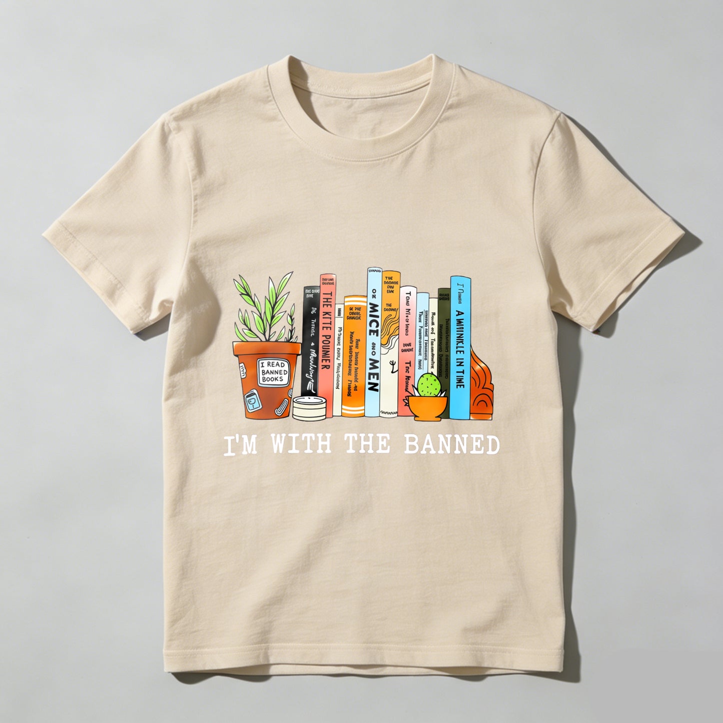 Wardrobecart I'm With The Banned Books Shelf Unisex Classic T-shirt
