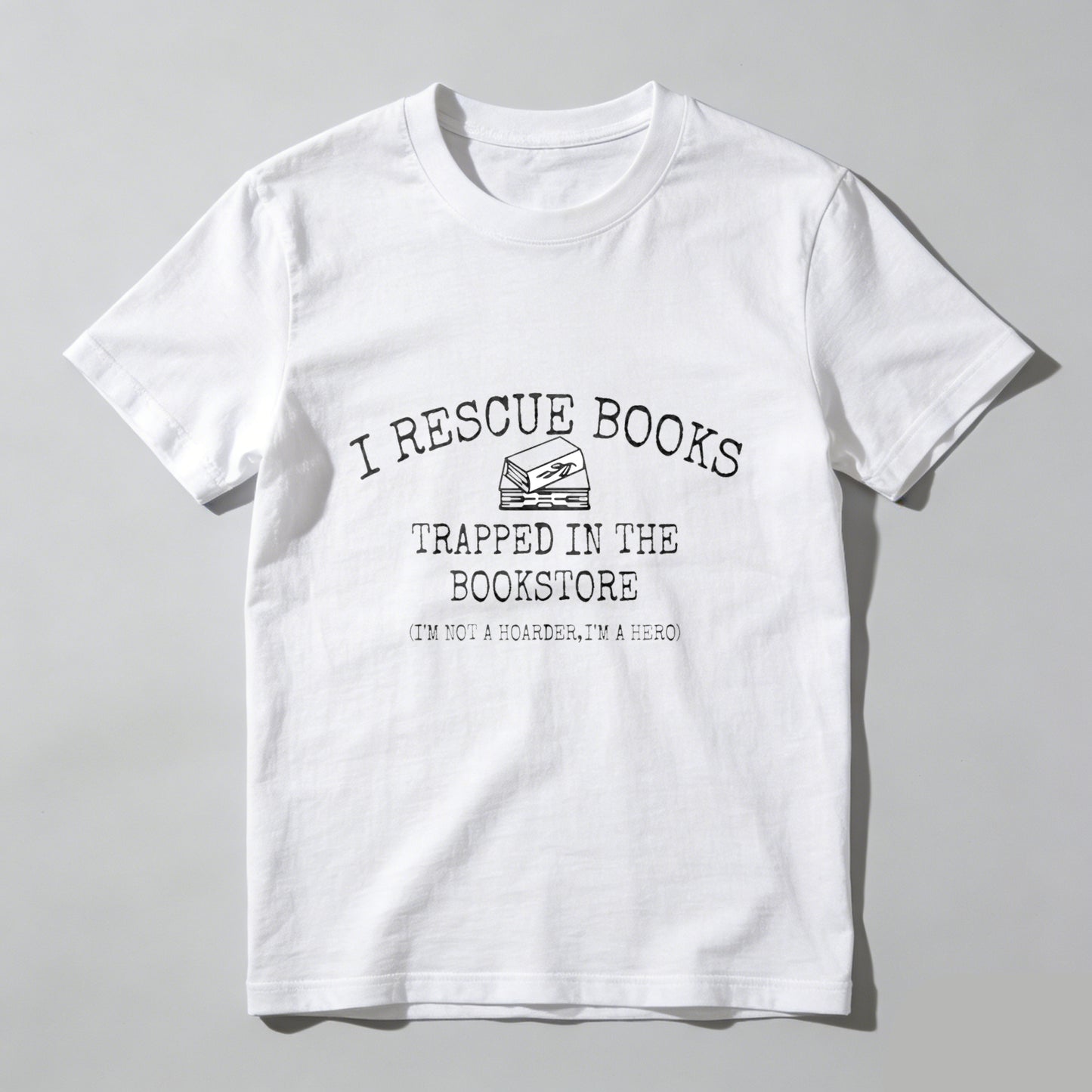 Wardrobecart I Rescue Books Trapped In The Bookstore Unisex Classic T-shirt