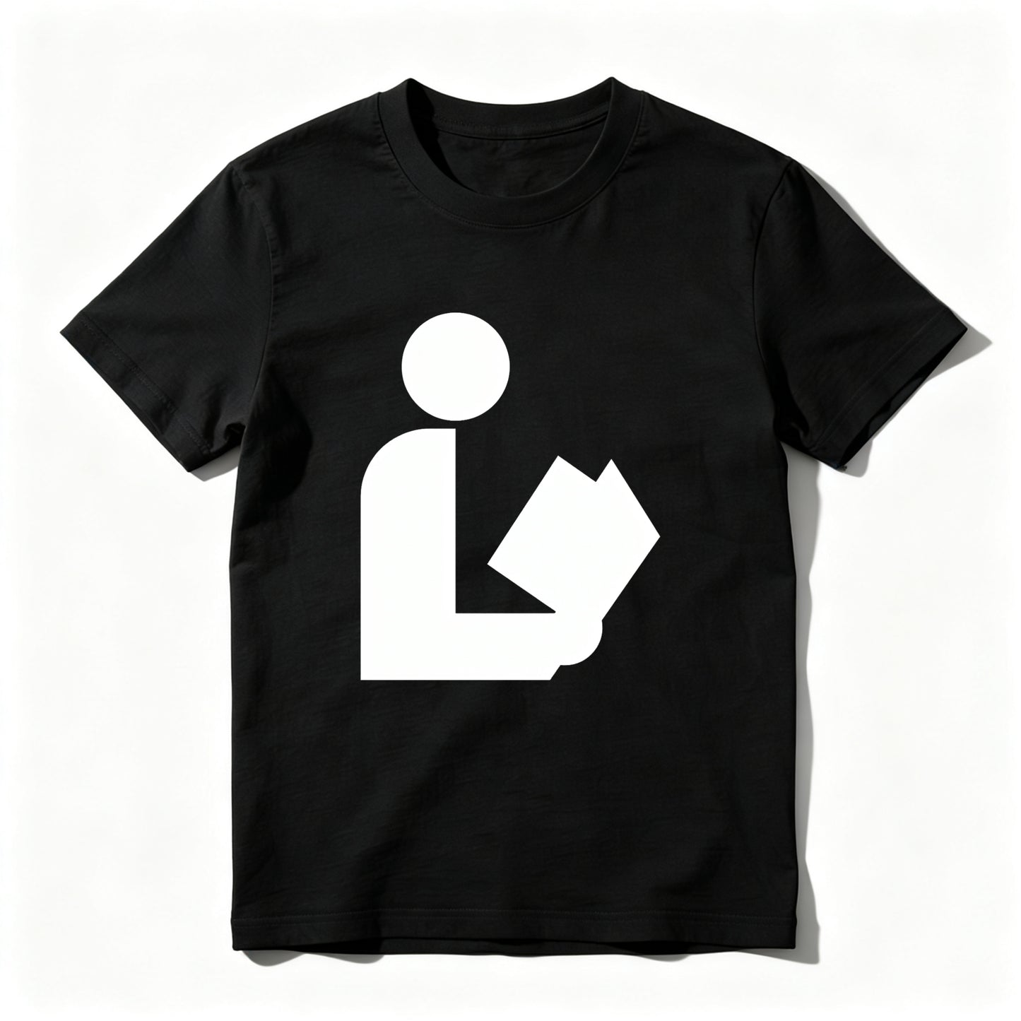 Wardrobecart Person Holding Book Symbol Unisex Classic T-shirt