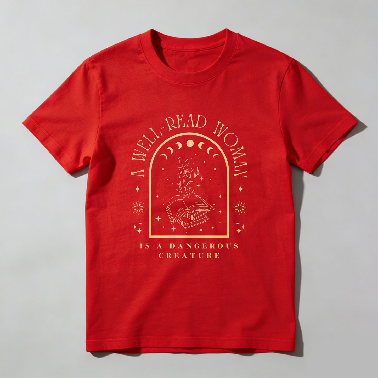 Wardrobecart A Well Read Woman Is A Dangerous Creature Unisex Classic T-shirt