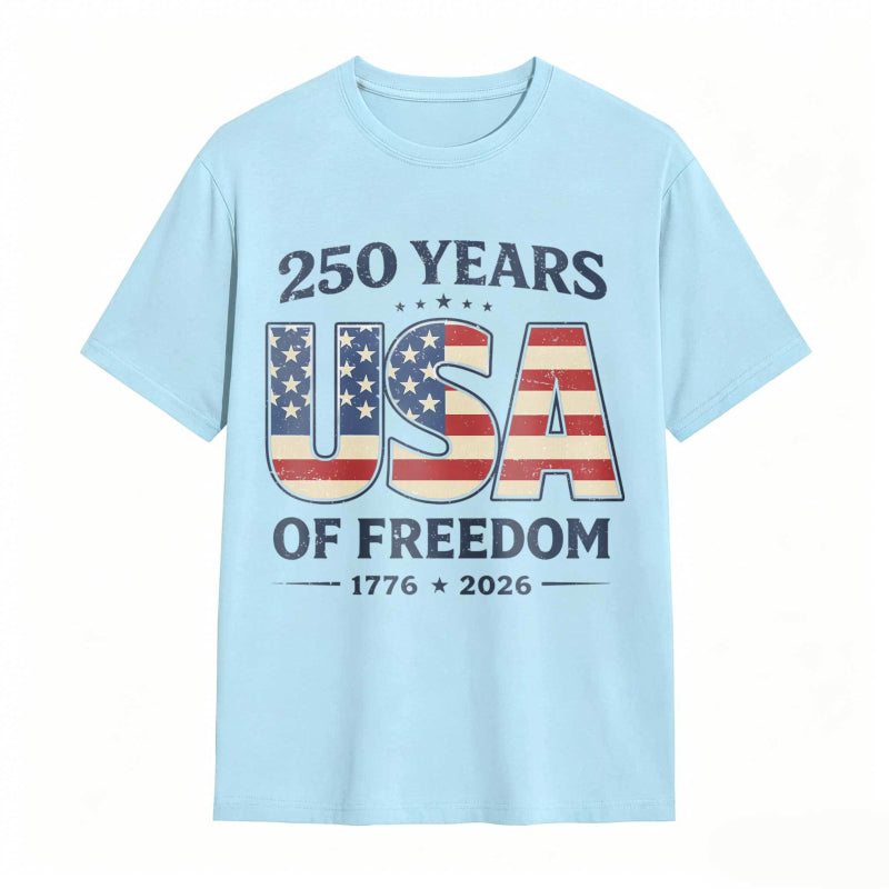 250 Years Usa Of Freedom 1776 2026 T-shirt
