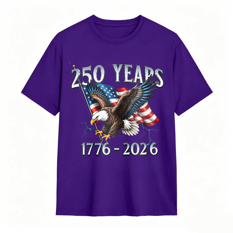 American Eagle Independence Day 250 Years 1776-2026 T-Shirt
