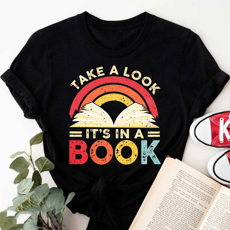 Wardrobecart Take A Look Its In A Book Unisex Classic T-shirt