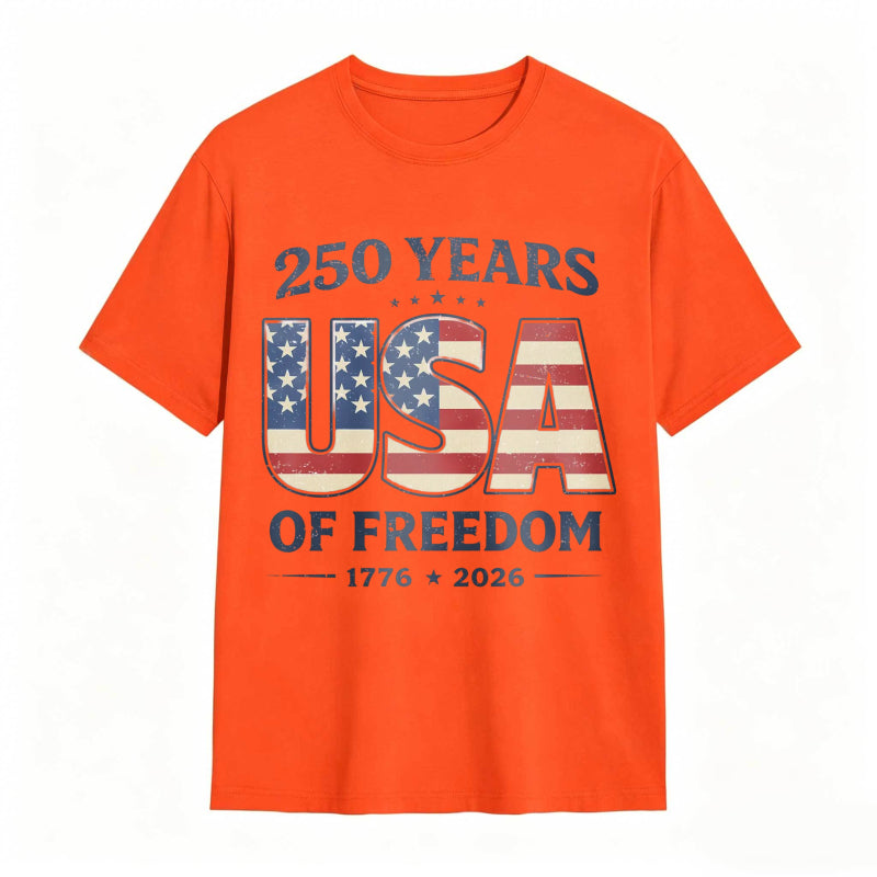 250 Years Usa Of Freedom 1776 2026 T-shirt