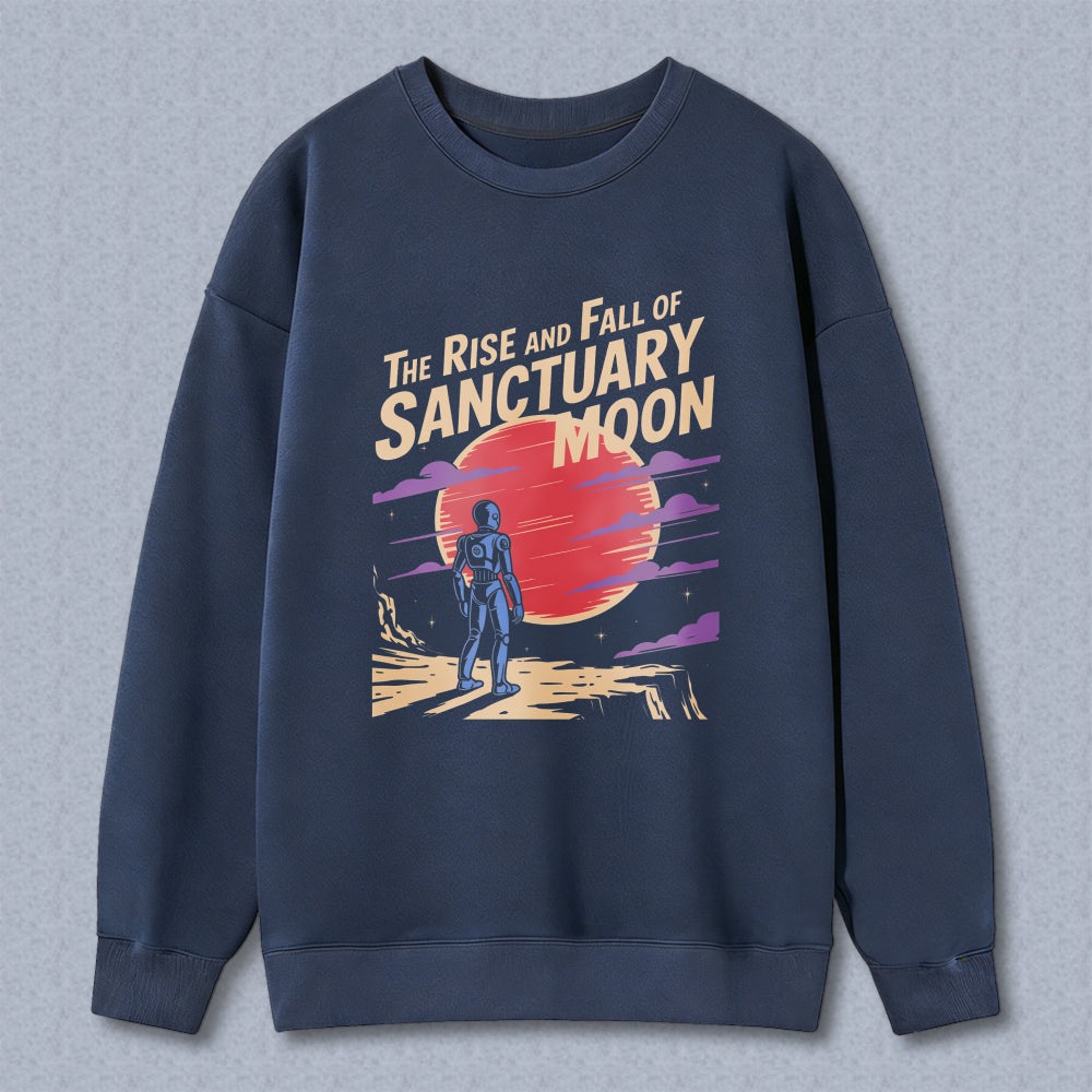 Wardrobecart The Rise And Fall Of Sanctuary Moon Graphic Design Unisex Classic Sweatshirt