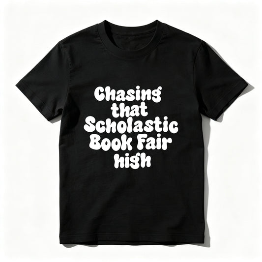 Wardrobecart Chasing That Scholastic Book Fair High Unisex Classic T-shirt