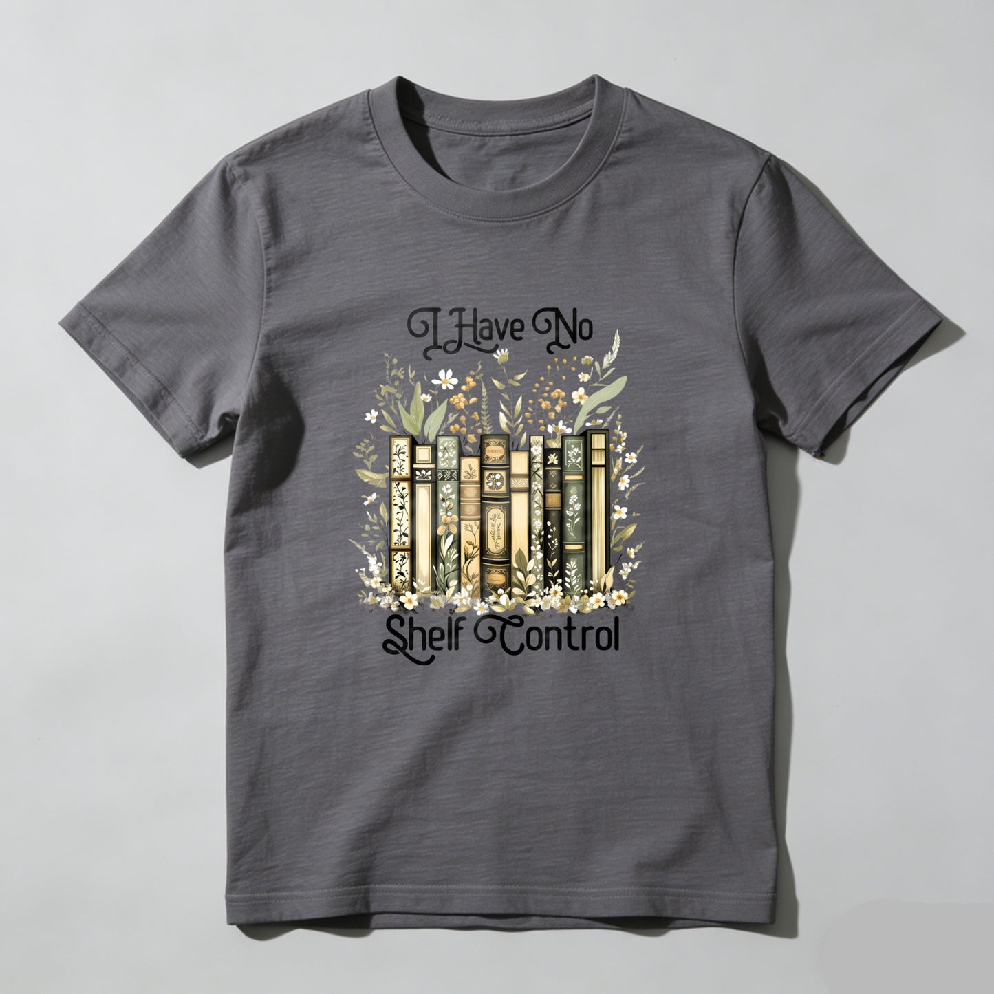 Wardrobecart Books Flowers Leaves Nature Garden Reading Magic Control Unisex Classic T-shirt