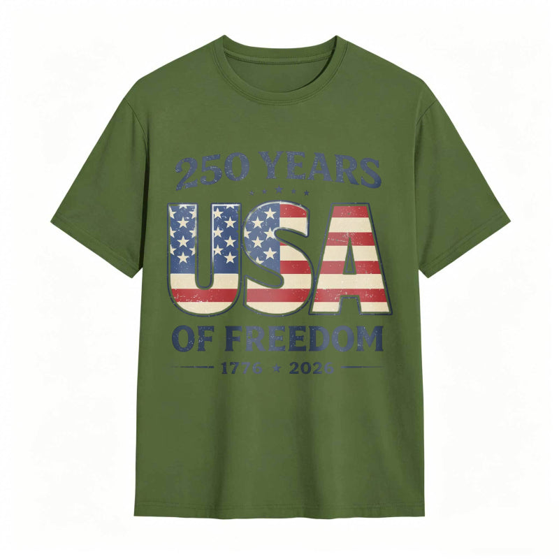 250 Years Usa Of Freedom 1776 2026 T-shirt