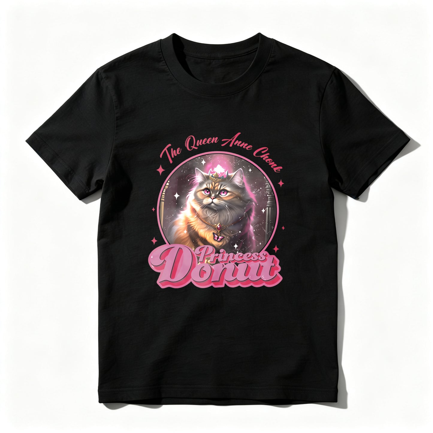 Wardrobecart The Queen Anne Cat Princess Donut Unisex Classic T-shirt