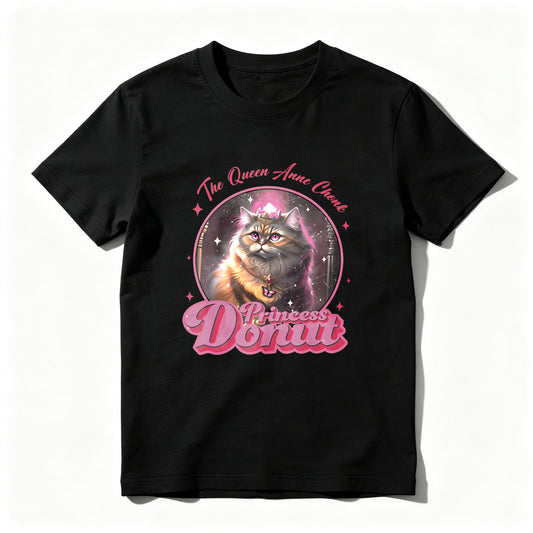 Wardrobecart The Queen Anne Cat Princess Donut Unisex Classic T-shirt