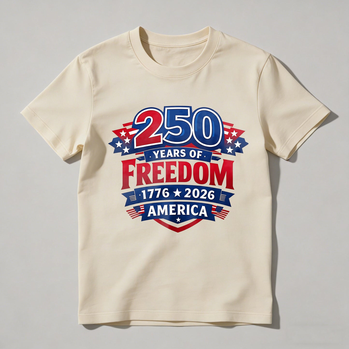250 Years Of Freedom 1776 2026 America T-shirt