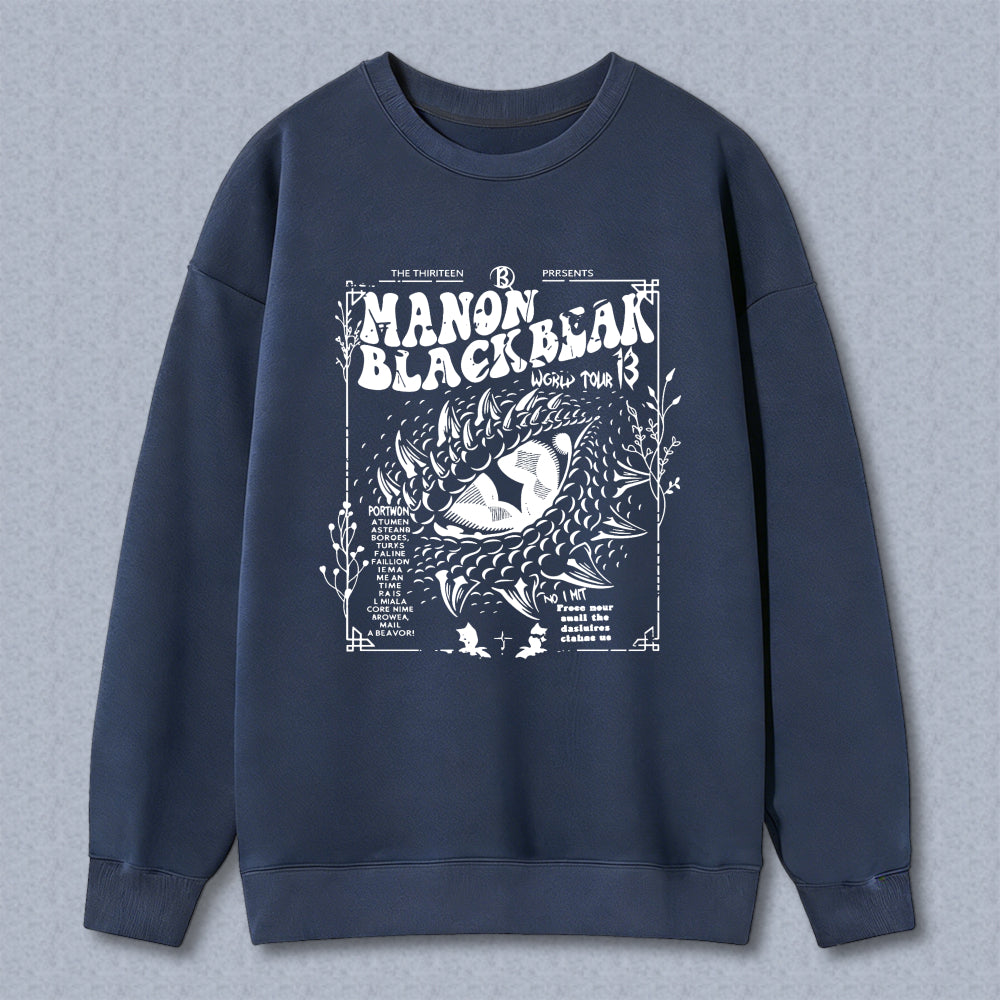 Wardrobecart Manon Blackbeak World Tour 3 Poster Design Unisex Classic Sweatshirt