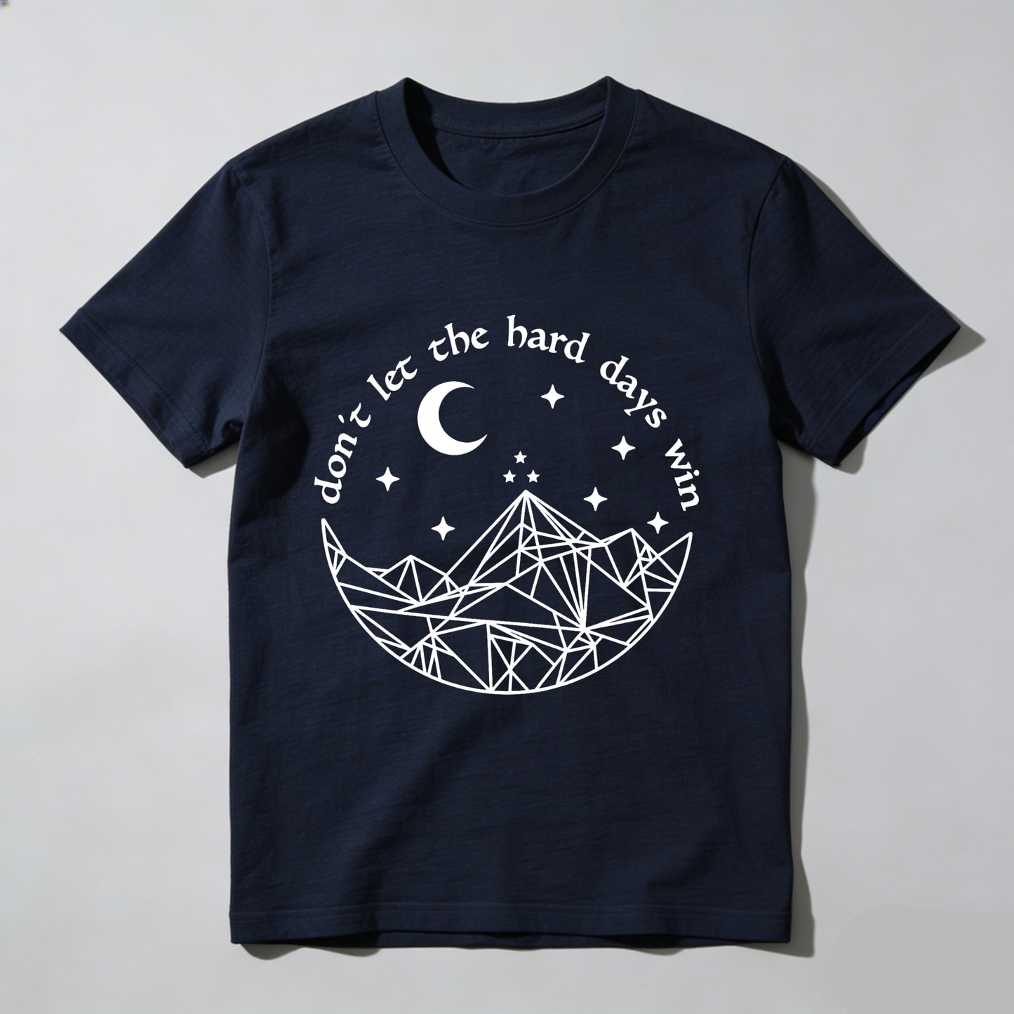 Wardrobecart Don't Let The Hard Days Win Unisex Classic T-shirt