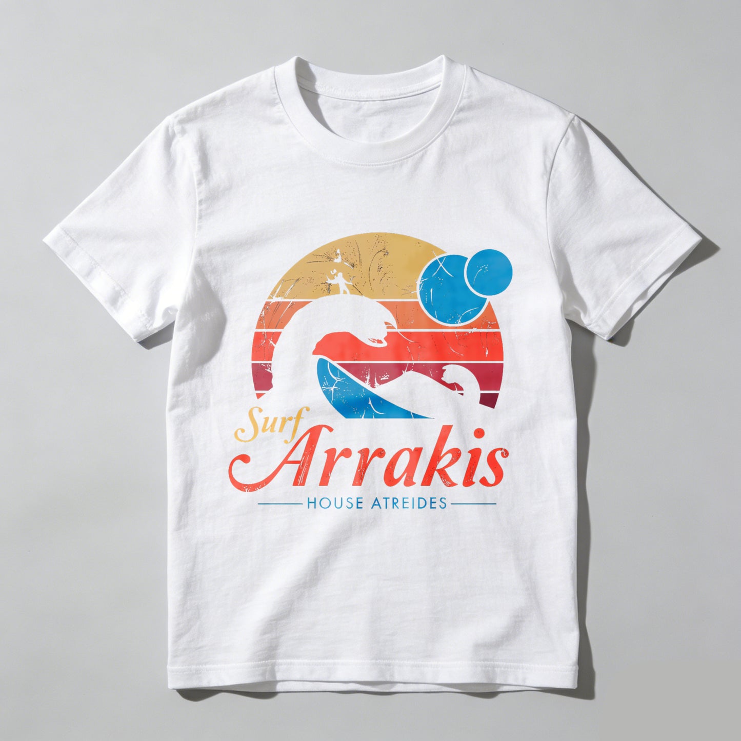 Wardrobecart Surf Arrakis House Atreides Desert Snake Sunset Unisex Classic T-shirt