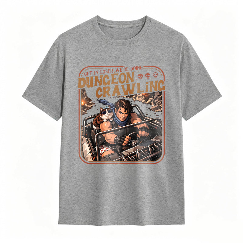 Dungeon Crawling Funny Gamer Fantasy Tee